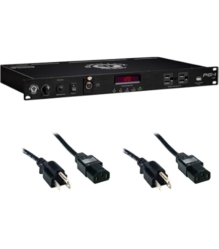 Amazon.com: Black Lion Audio PG-X 9-Outlet Power Conditioner (1 RU